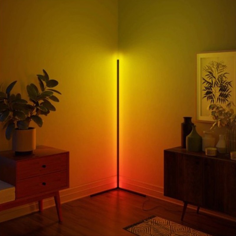 LED Corner Floor Lamp for Living Room