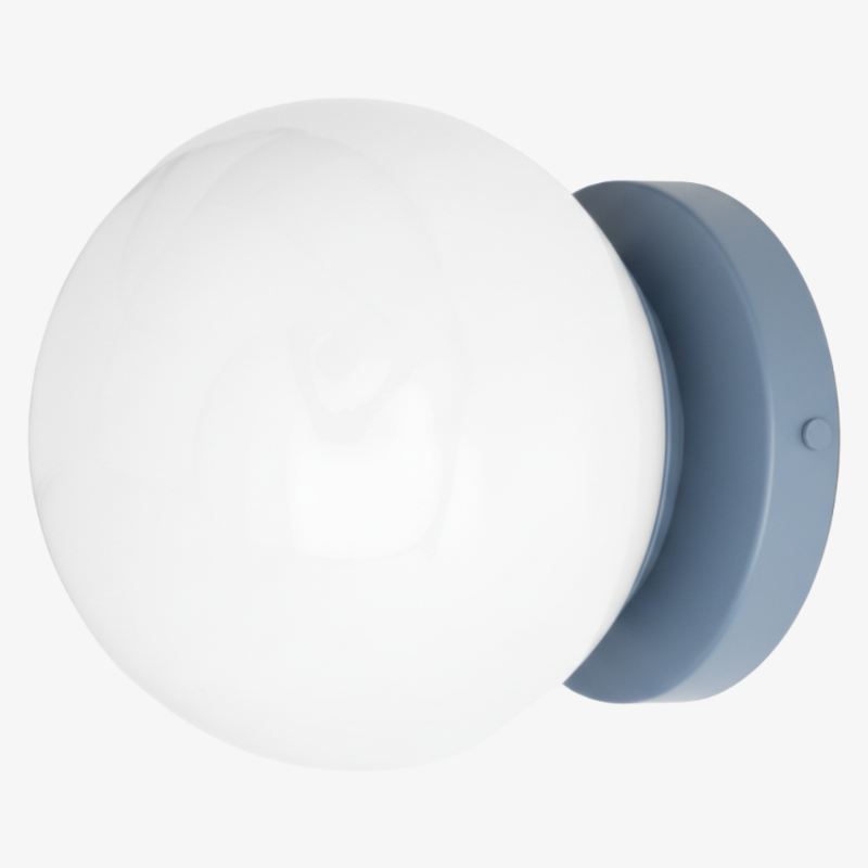 Glorica Glass Globe Wall Sconce - Multi-Color Modern Minimalist Light T359