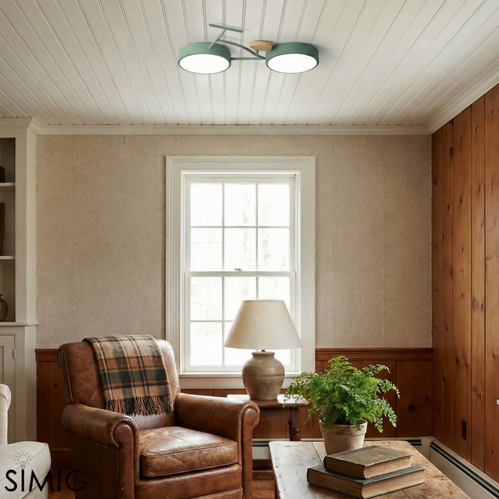 Nordic Fun Bicycle LED Ceiling Lamp - Wood Disc Design for Children's Room S380