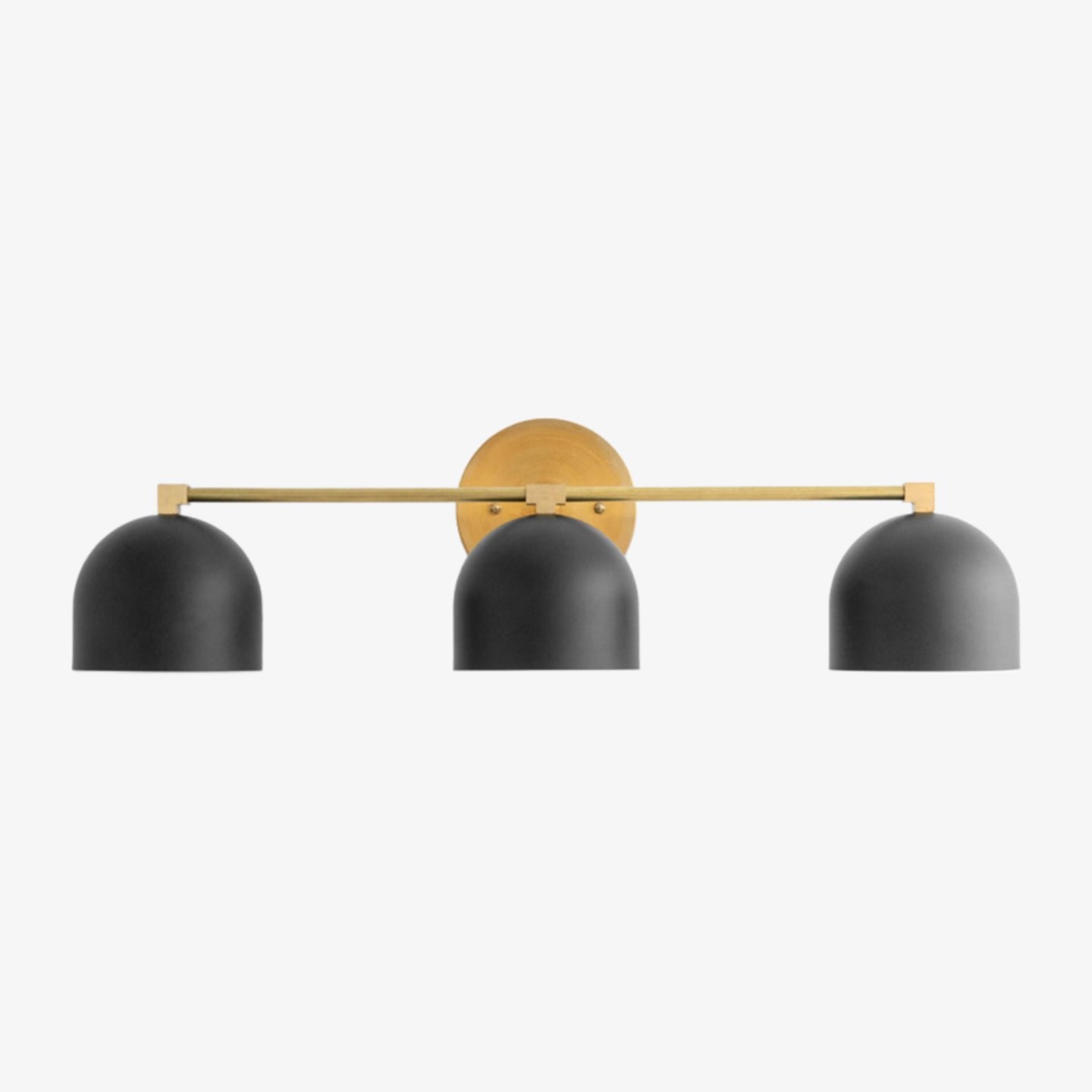 Metio Dome Mid-Century Deep Ball Vanity Lamp - Brass Wall Sconce T412