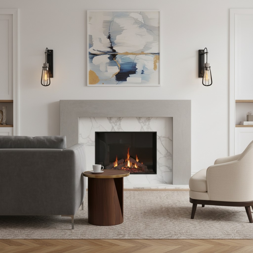 Readium Industrial Metal Wall Sconce - Modern Togle Switchg for Living Room and Study T888