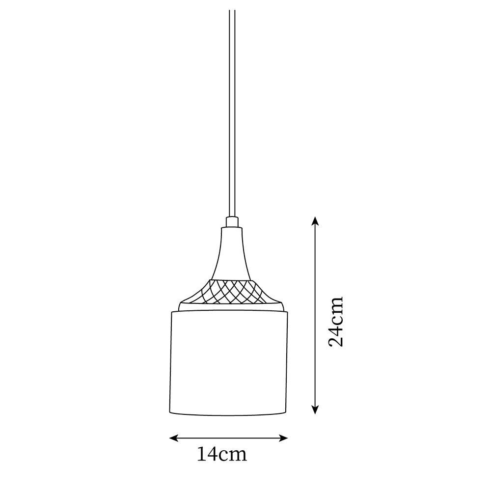 Modern Simple Cream Smooth Small Pendant Lamp M163