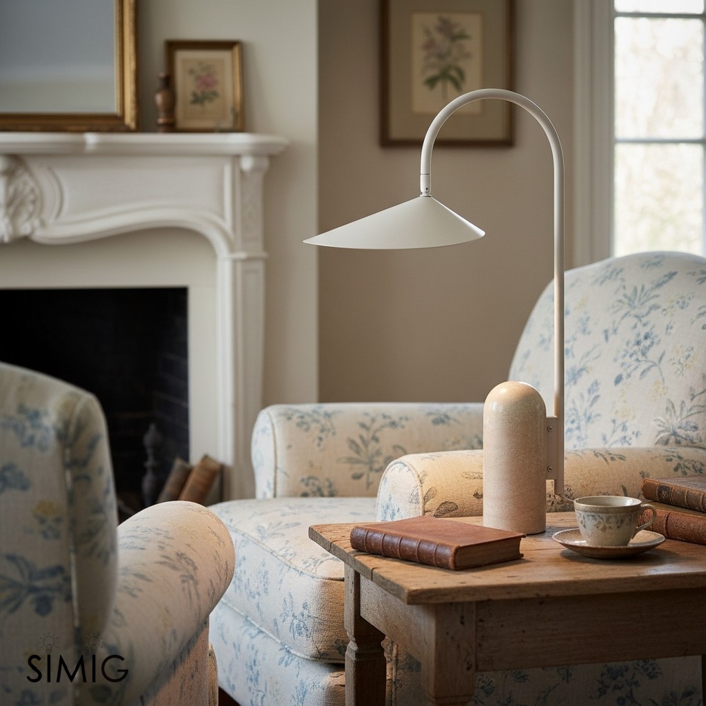 Nulavo Table Lamp - Minimalist Pivoting Lamp for Contemporary Interiors