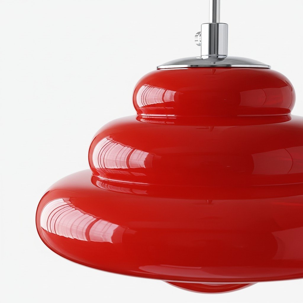 Bomiello Layered Glass Pendant - Modern Minimal Light for Living Room T586