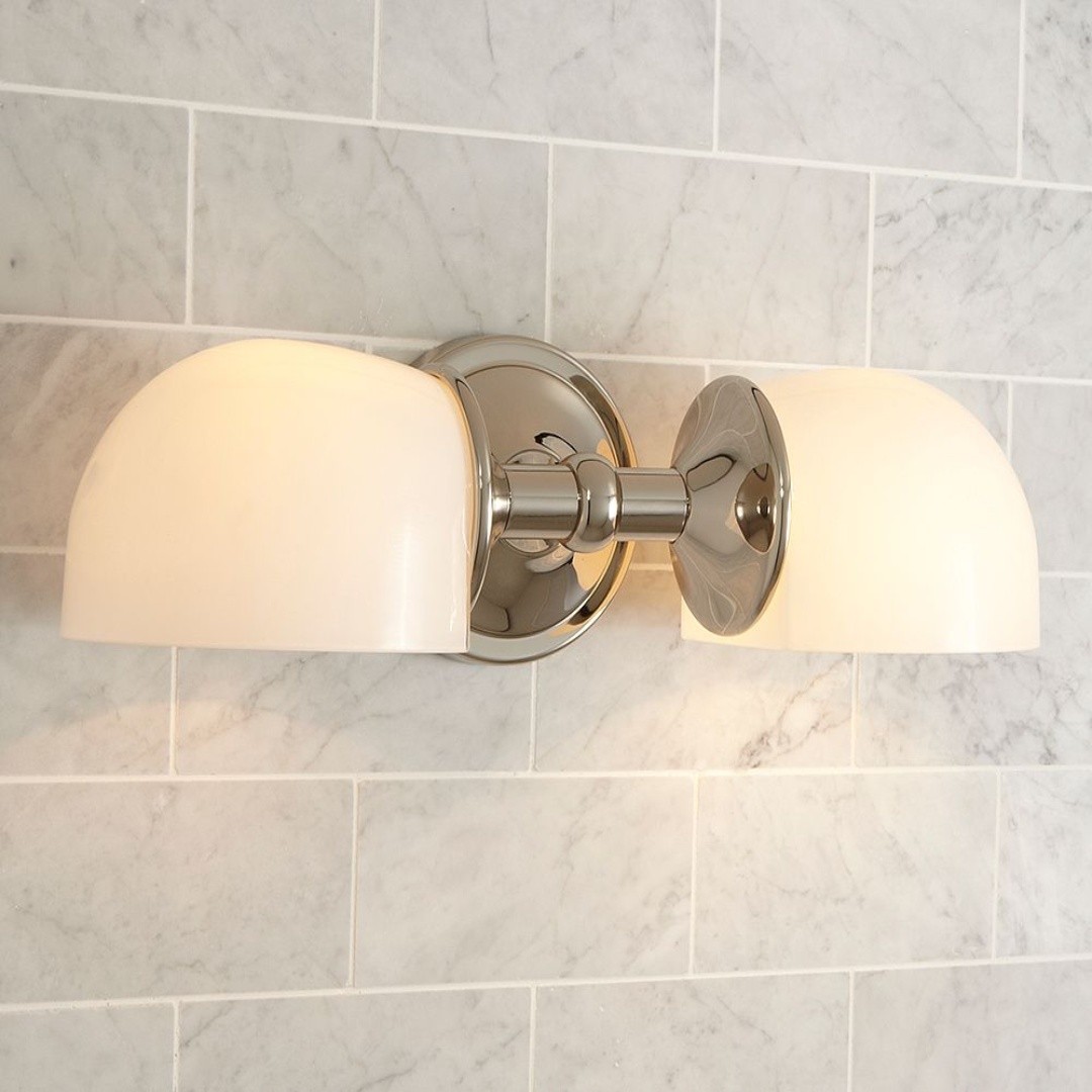 Modern Mercer Double Horizontal Metal Wall Sconce T145