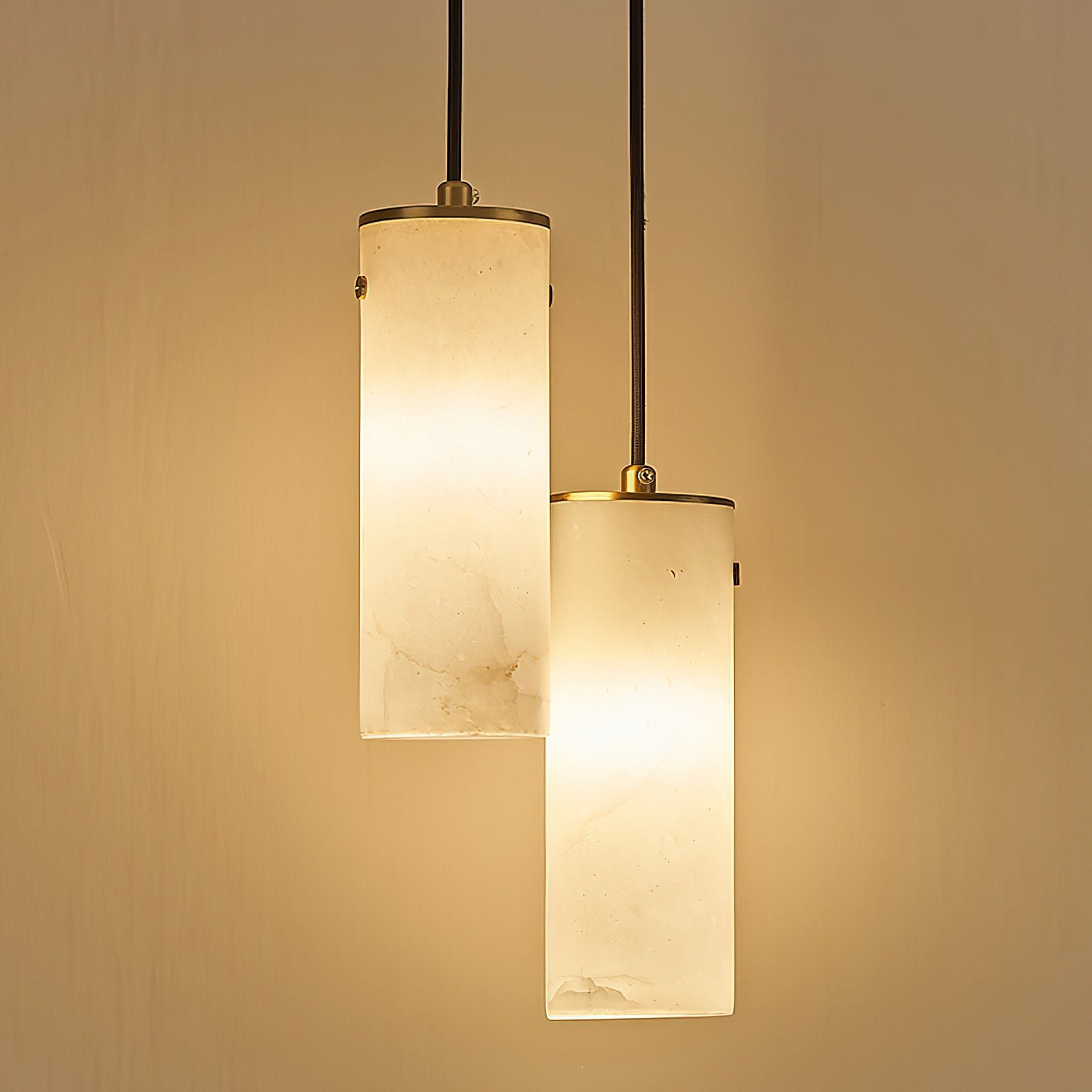 Nula Vertical Alabaster Pendant Light T1650