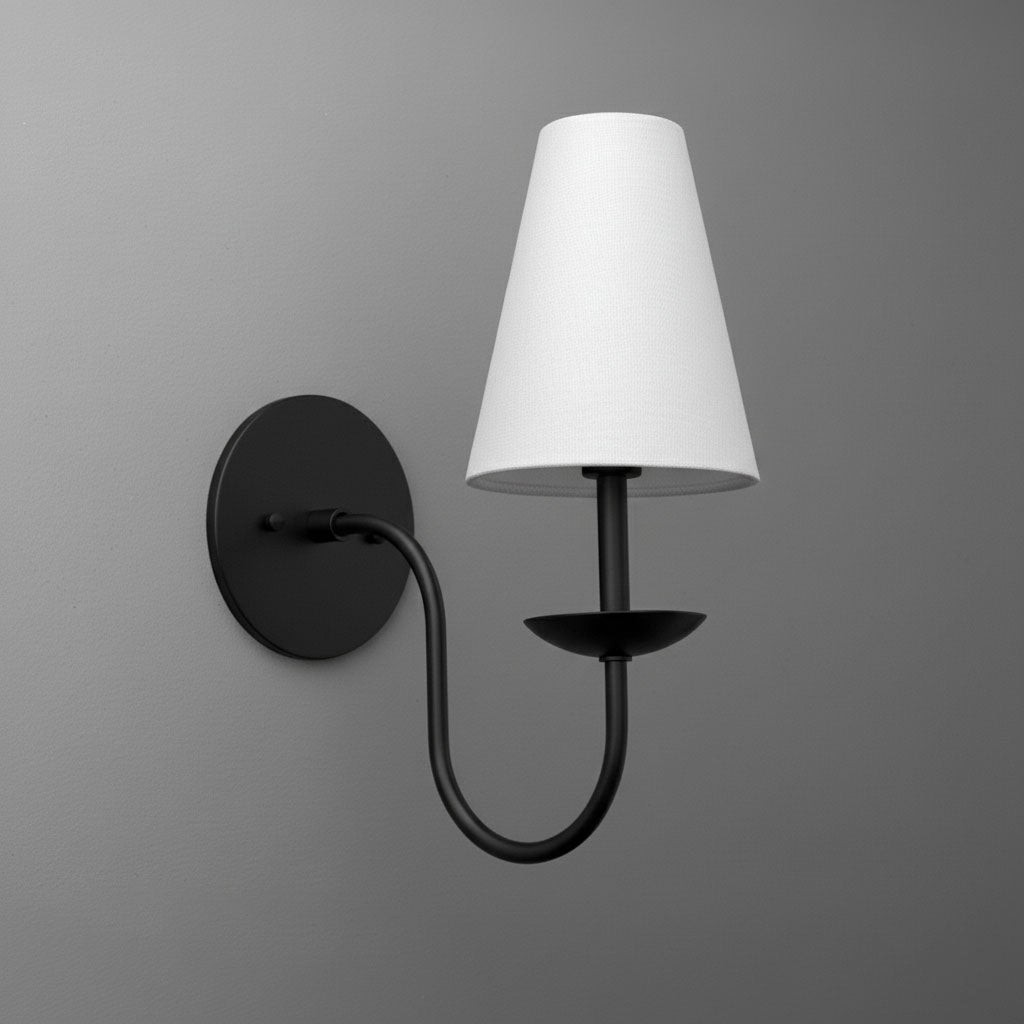 Curva Modern Geometric Wall Sconce – Ambient Lighting for Living Room T398