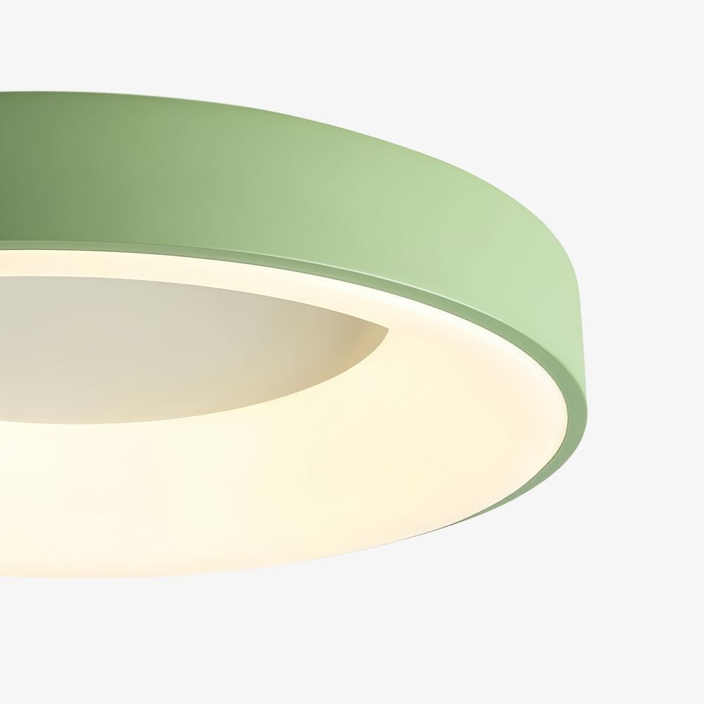 Lumiflexa Ultra Thin Round LED Ceiling Light – Minimal Hallway Design T523