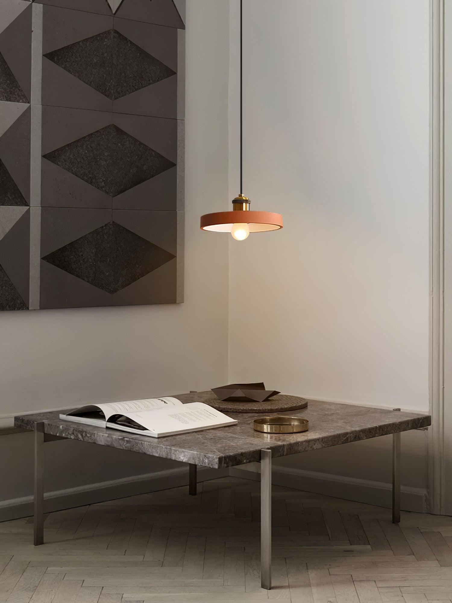Modern Resin Geometric Pendant Lamp M326