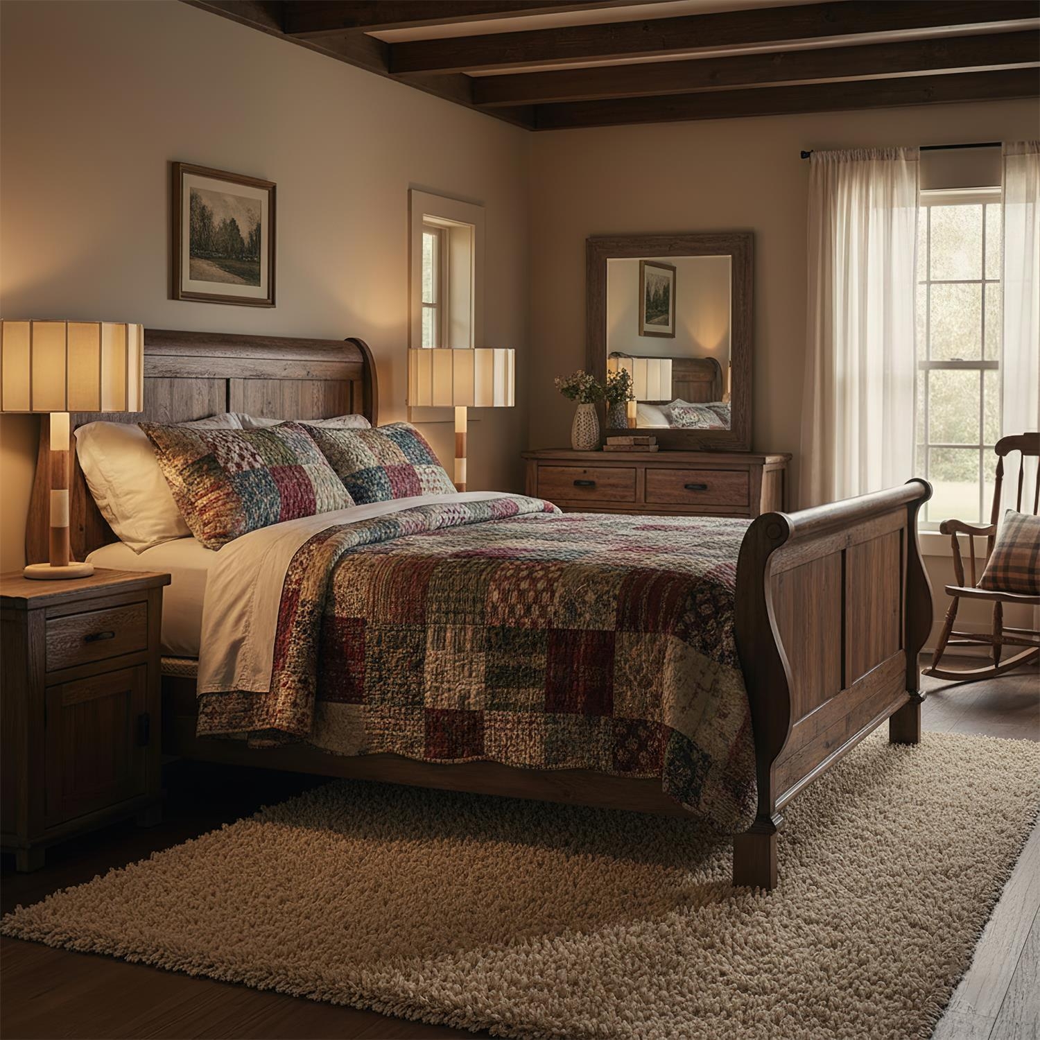 Pleated Grove Table Lamp T1440