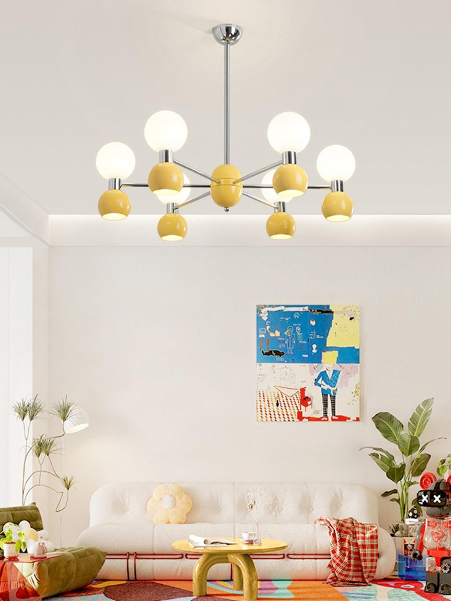Modern Minimalist Multiple Head Metal Chandelier M212