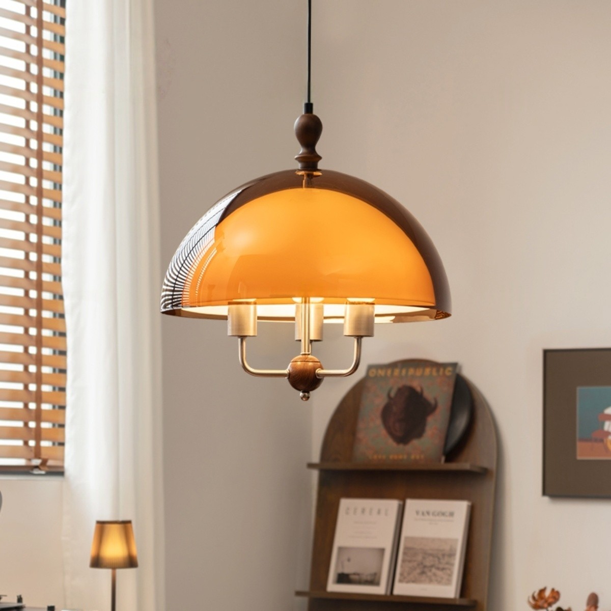 French Medieval Style Sunset Afterglow Acrylic Pendant Light S254