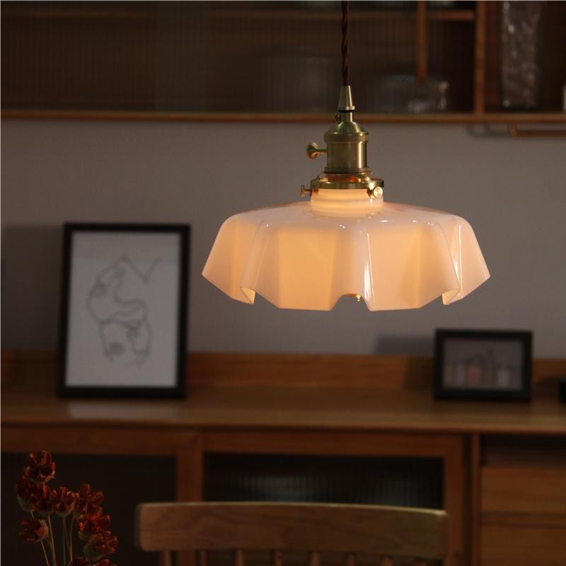 Retro Minimalist Glass Pendant Light