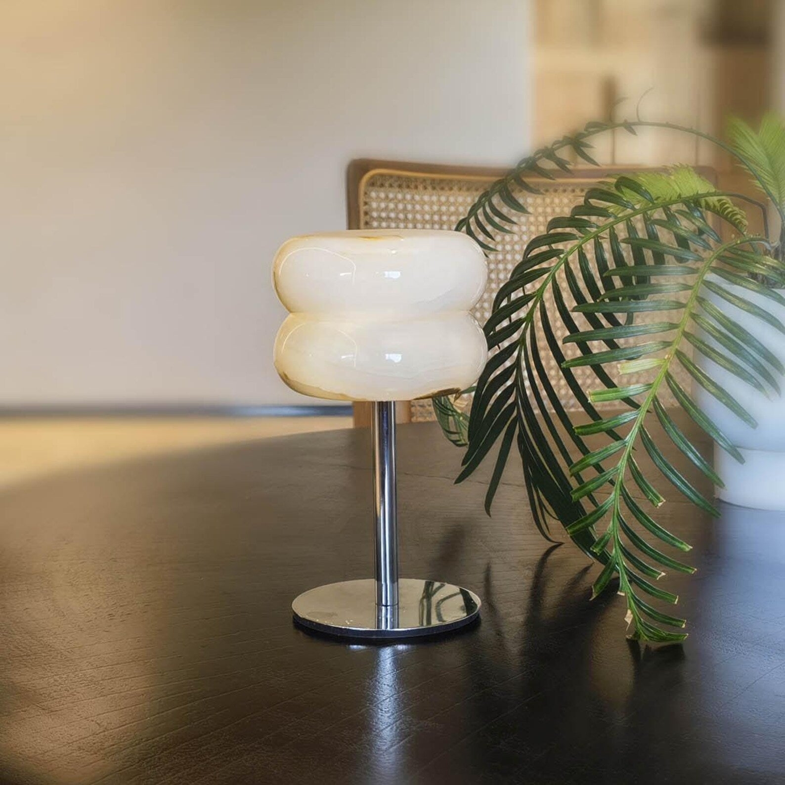 Jade Donut Table Lamp T1950