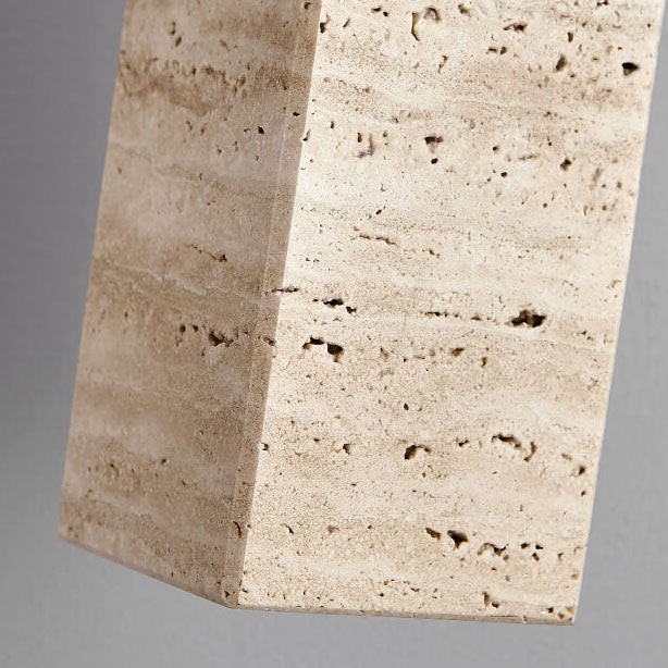 Wabi Sabi Solid Wood Stone Pendant Light G32