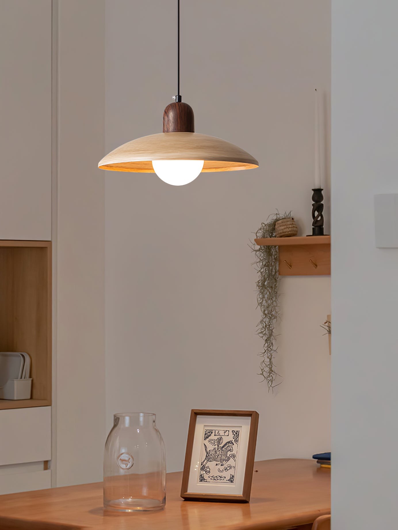 Medieval Style Simple Round Table Pendant Lamp M489