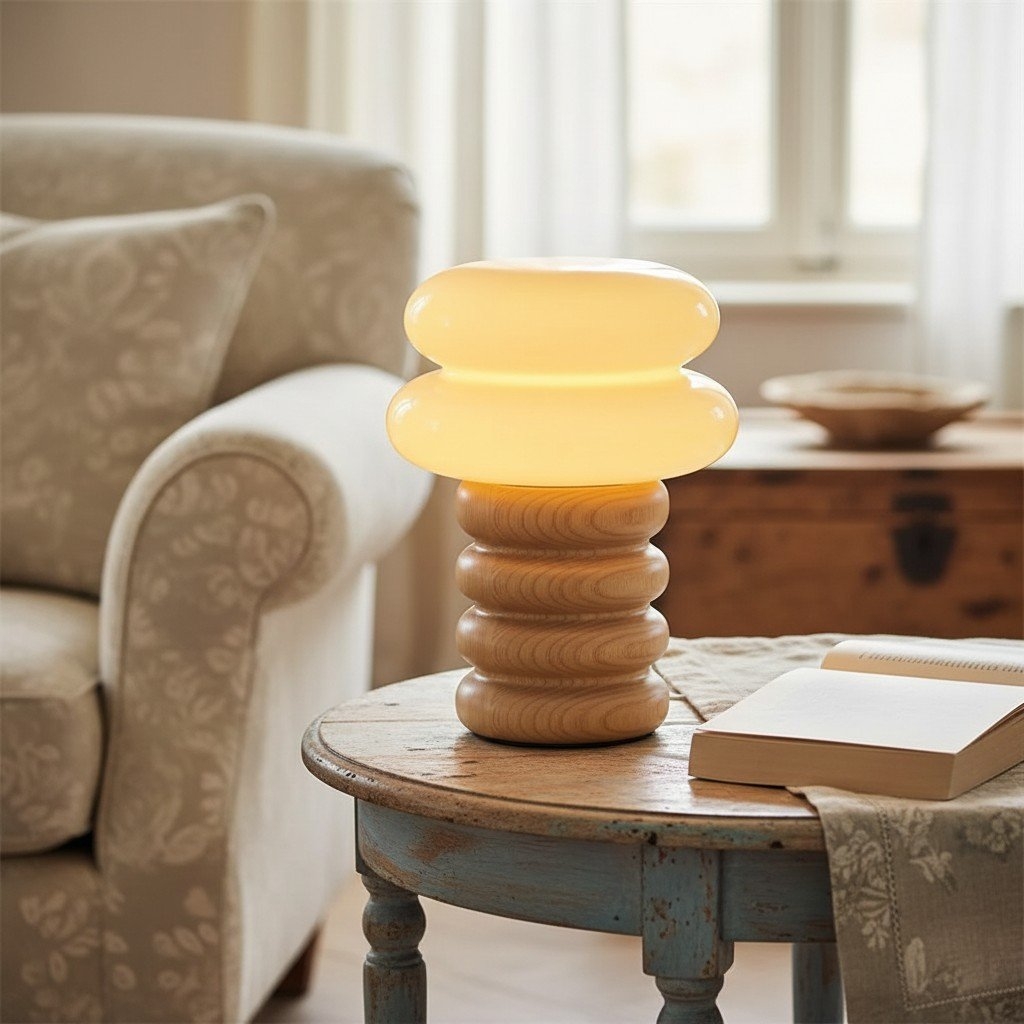 Auralume Modern Accent Lamp - Elegant Design for Desk or Lounge Area T554