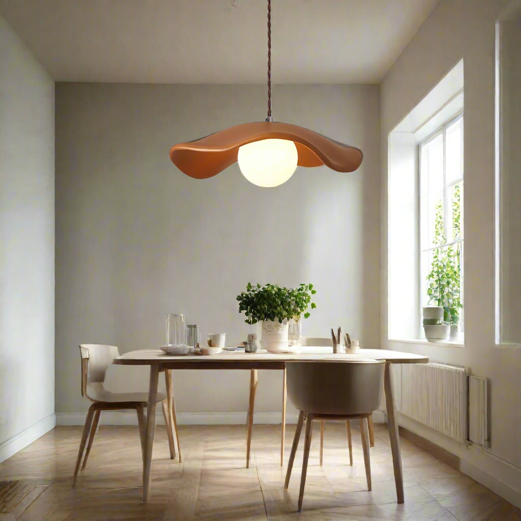 Yumi Sculptural Resin Elegance Minimalist Pendant Light T2169