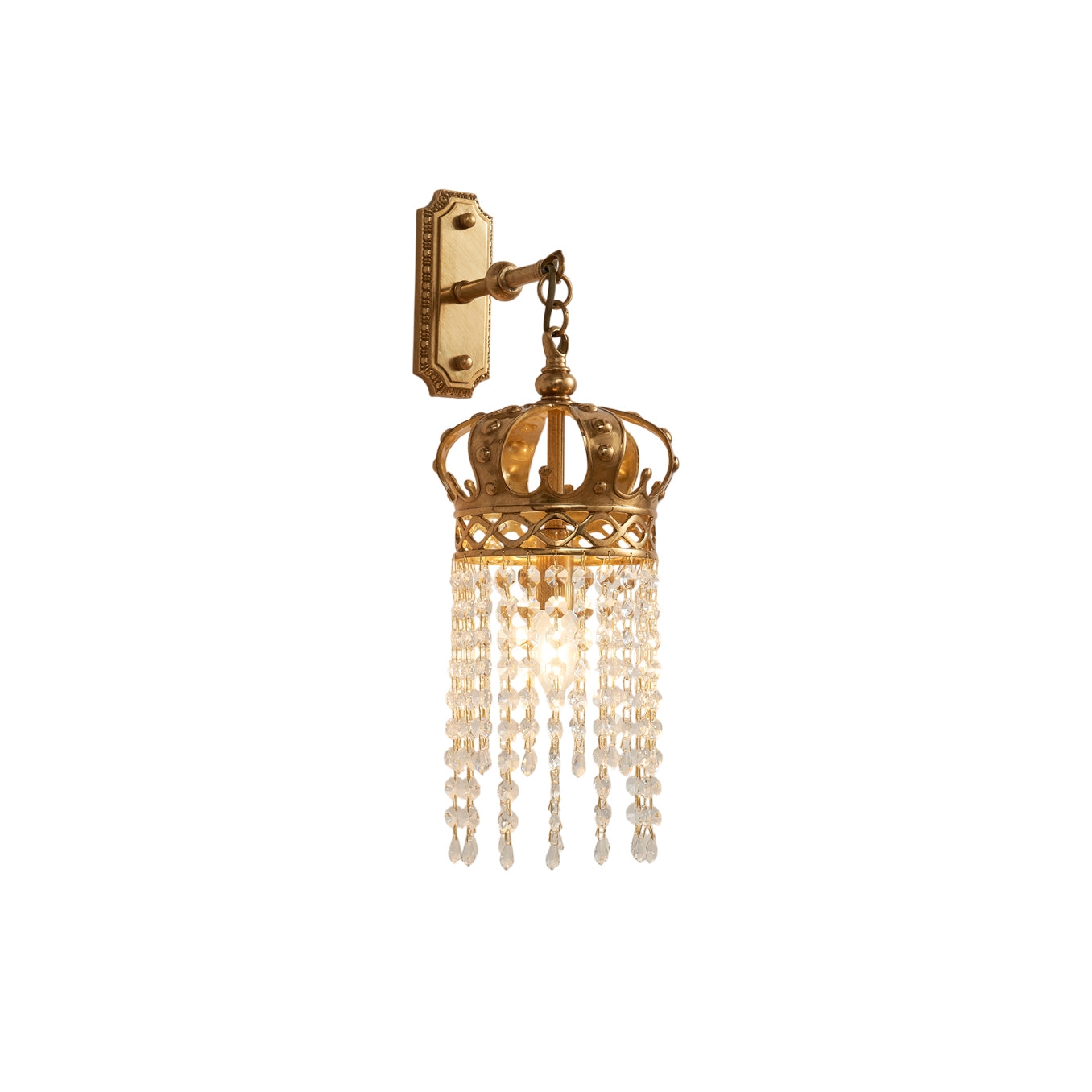 Timon Brass Crown Wall Lamp T1969