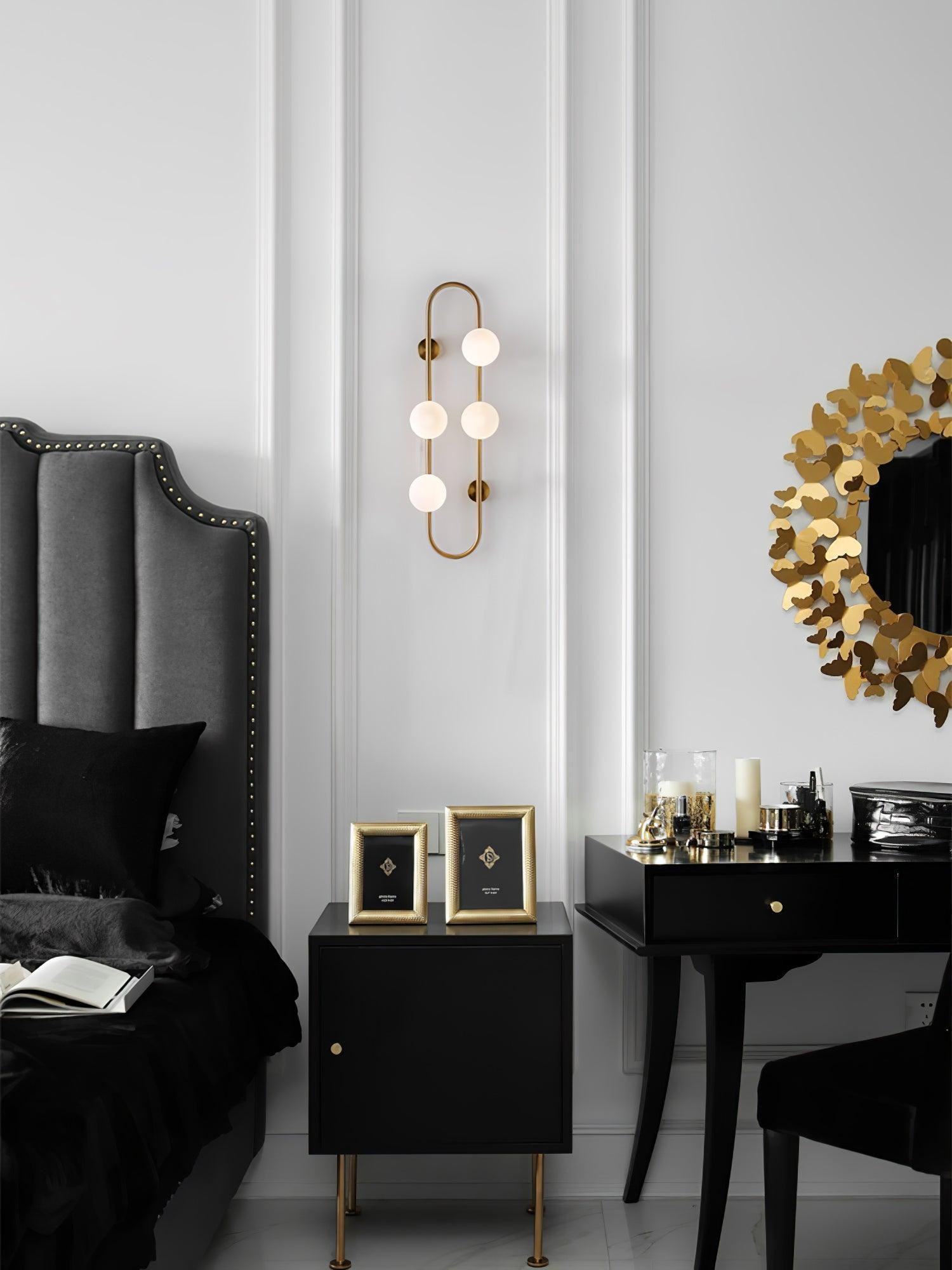 Nordic Modern Geometric Glass Globe Wall Lamp M468