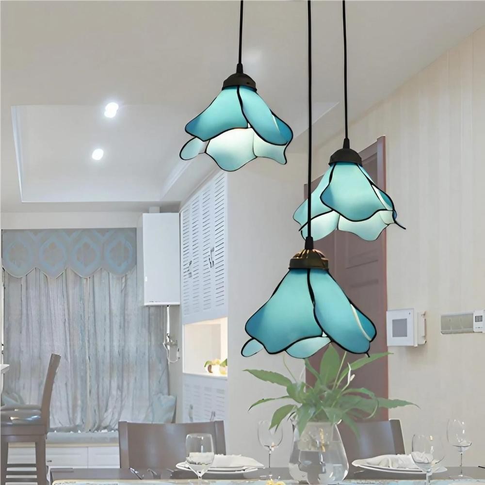 Tiffany Style Flower Glass Pendant Lamp S82