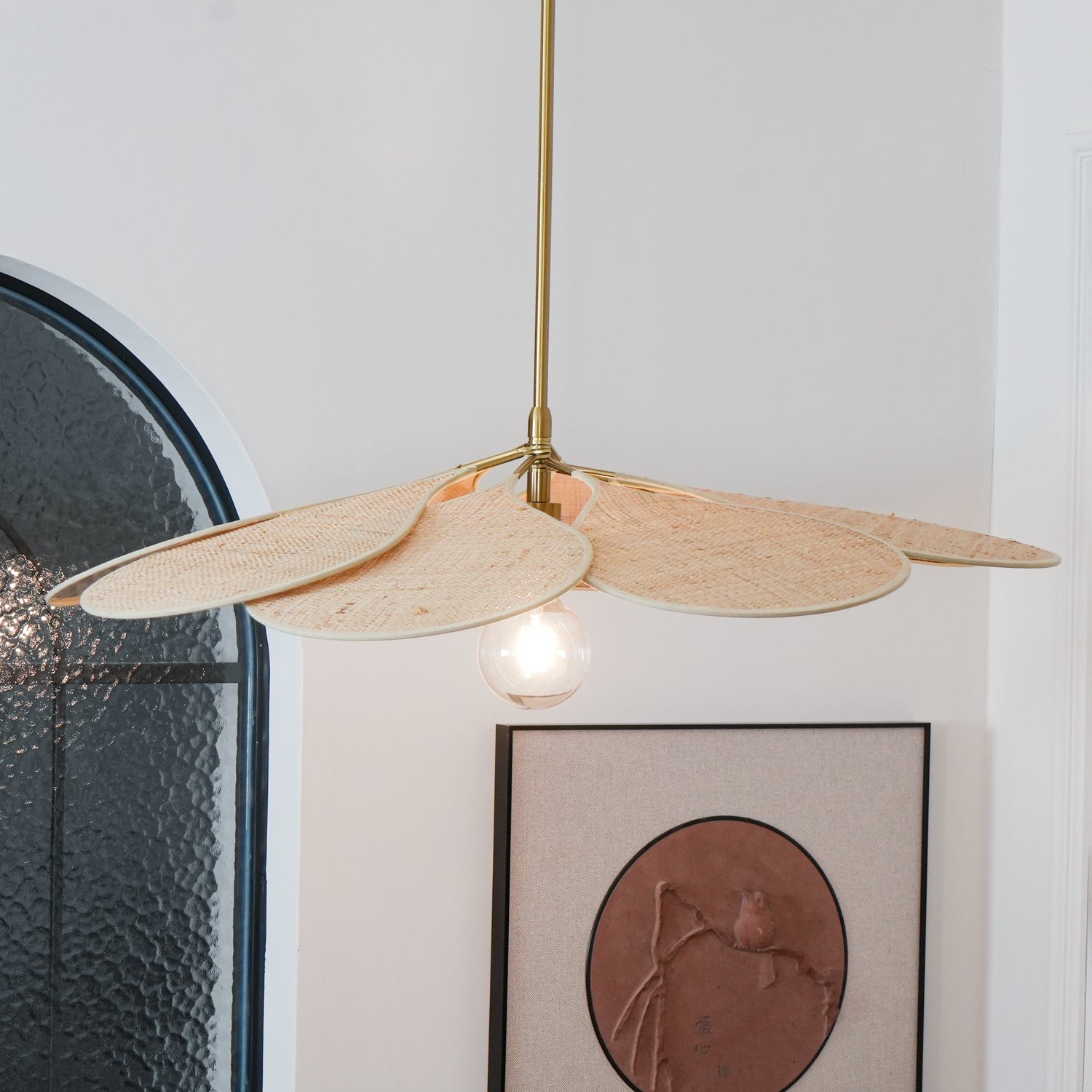 Petals Bloom Rattan Pendant Lamp M428