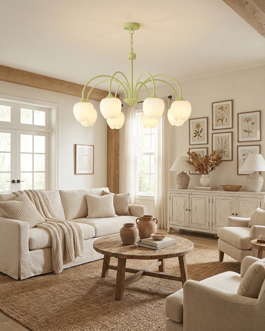 Tulip Matcha Chandelier T1588