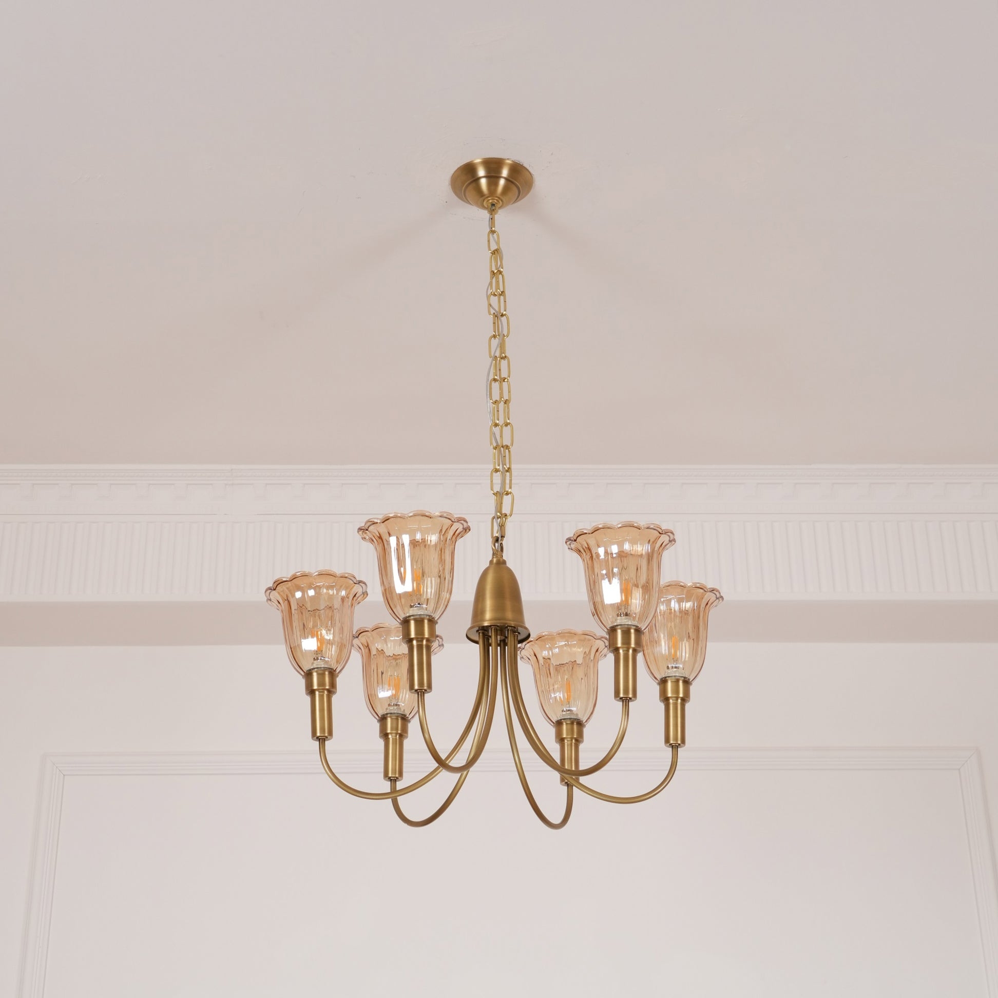 Columbia Brass Chandelier T1729