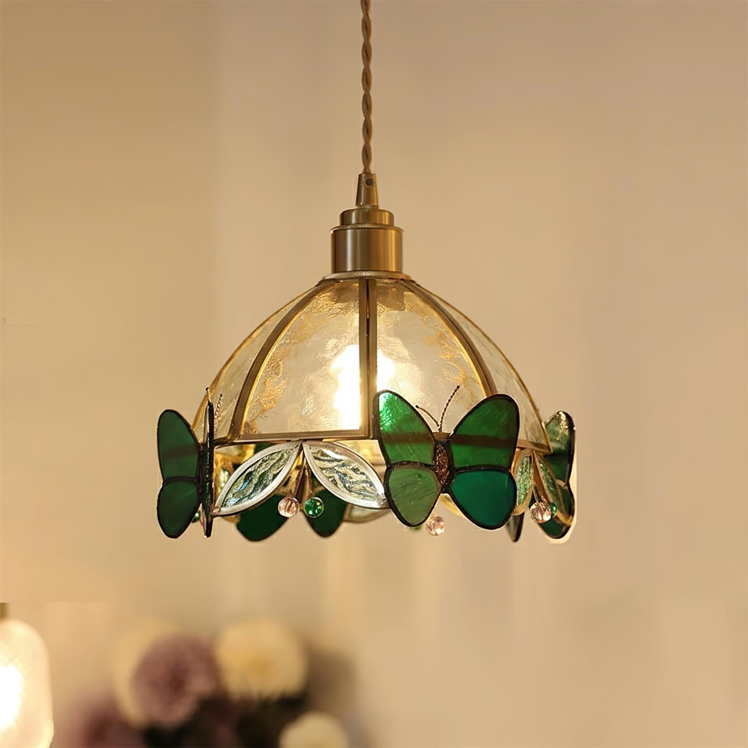 Butterfly Jewel Pendant Lamp T1468
