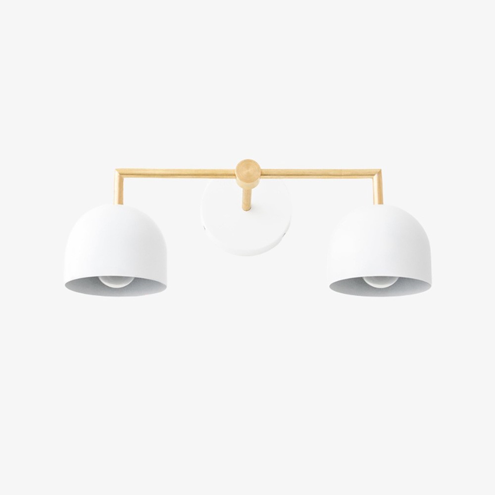 Metio Dome Farmhouse Wall Lamp - Metal Bathroom Mirror Sconce Light T450