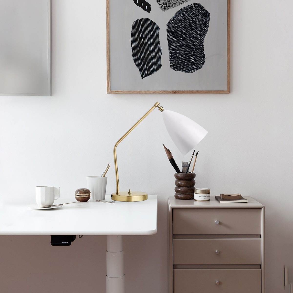 Rotatable Gräshoppa Task Office Table Lamp S158