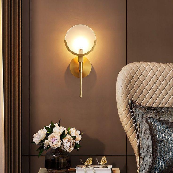 Ava Brass Alabaster Wall Lamp T1612