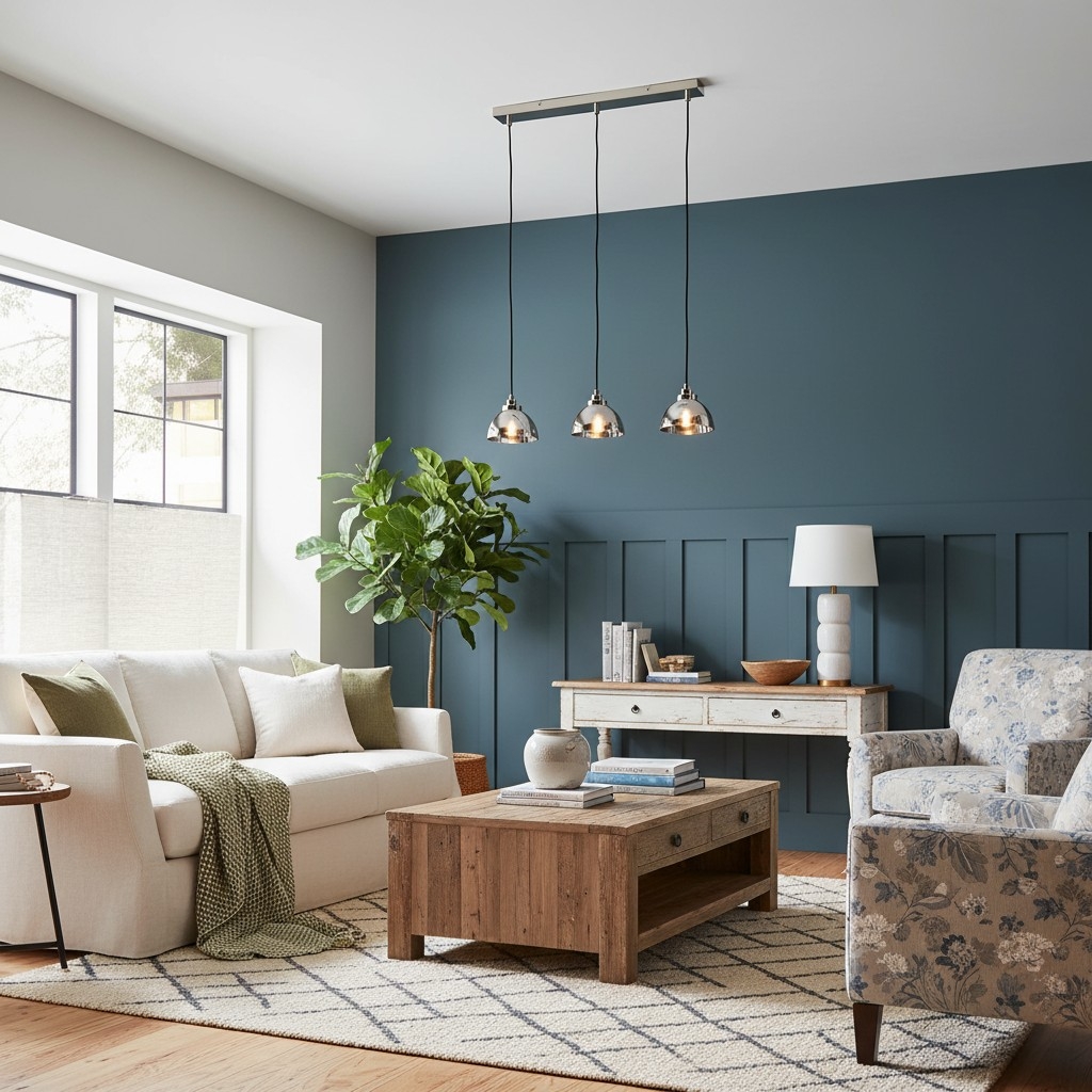 Shimmera 3-Light Linear Pendant - Mirror Glass Shades with Modern Nickel Finish for Dining Rooms T880