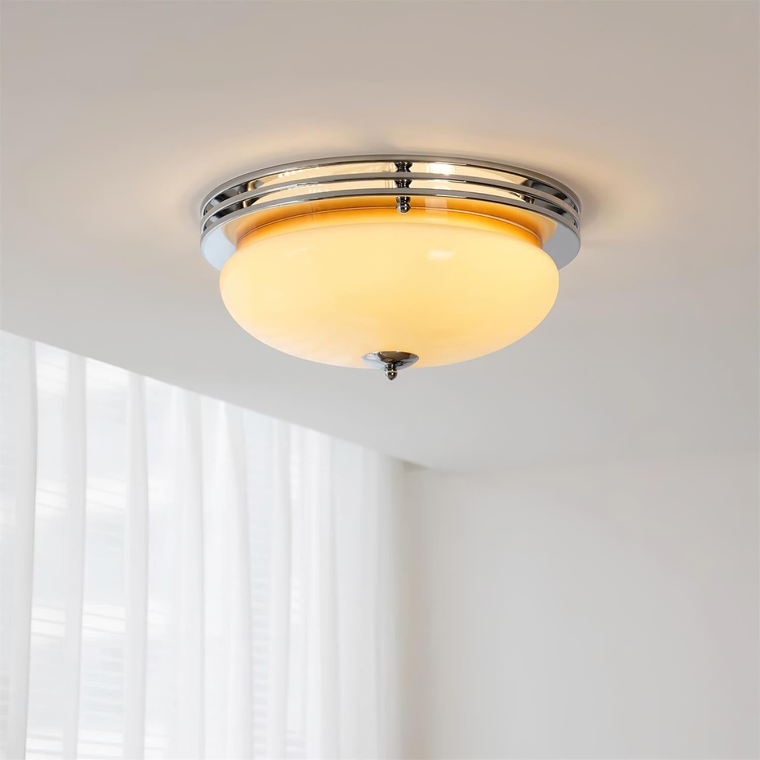 Bauhaus Egg Tart Ceiling Light P034