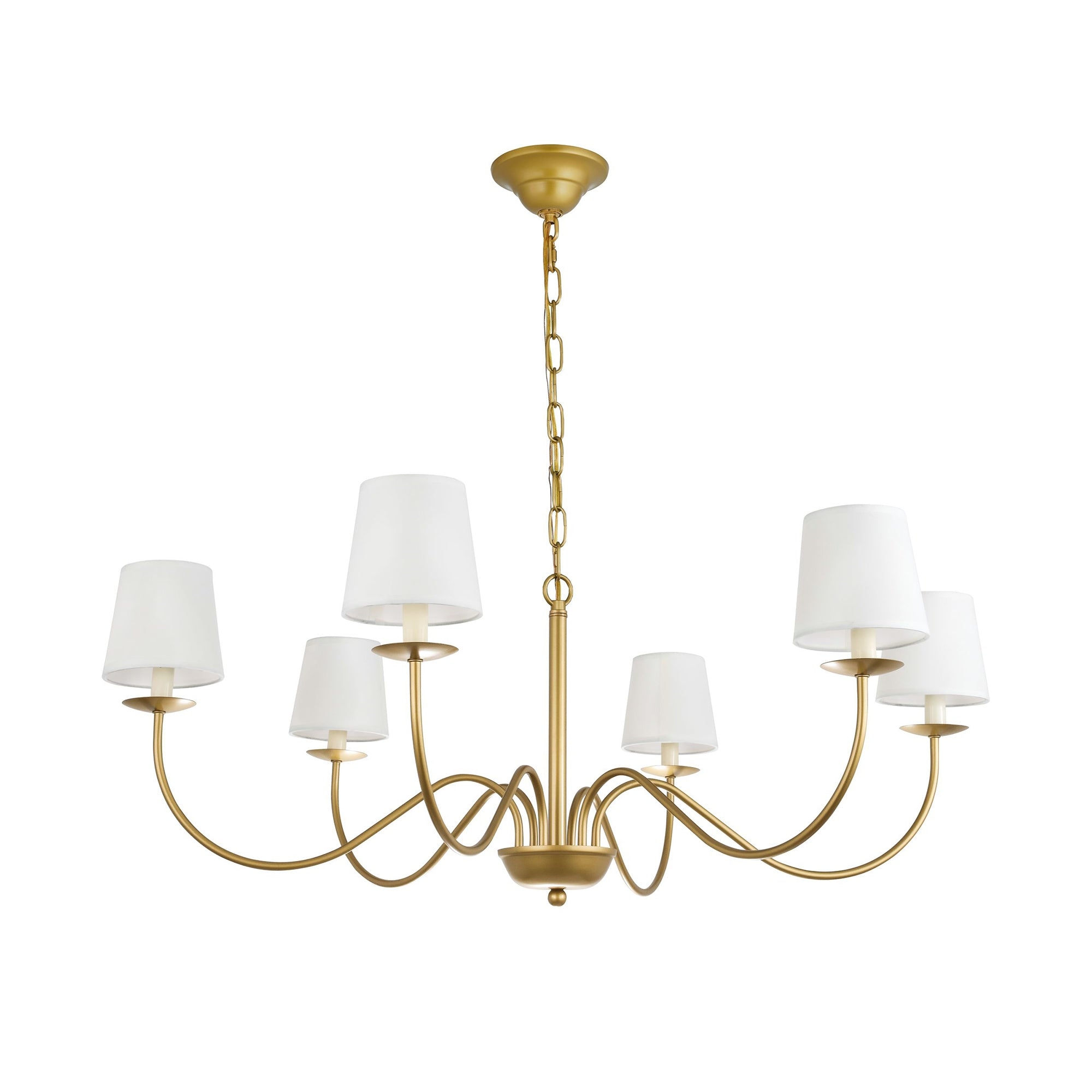 Eclipse Brass Chandelier T1736