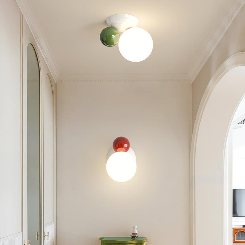 Macaron Globe Metal Wall Light Ceiling Light M124