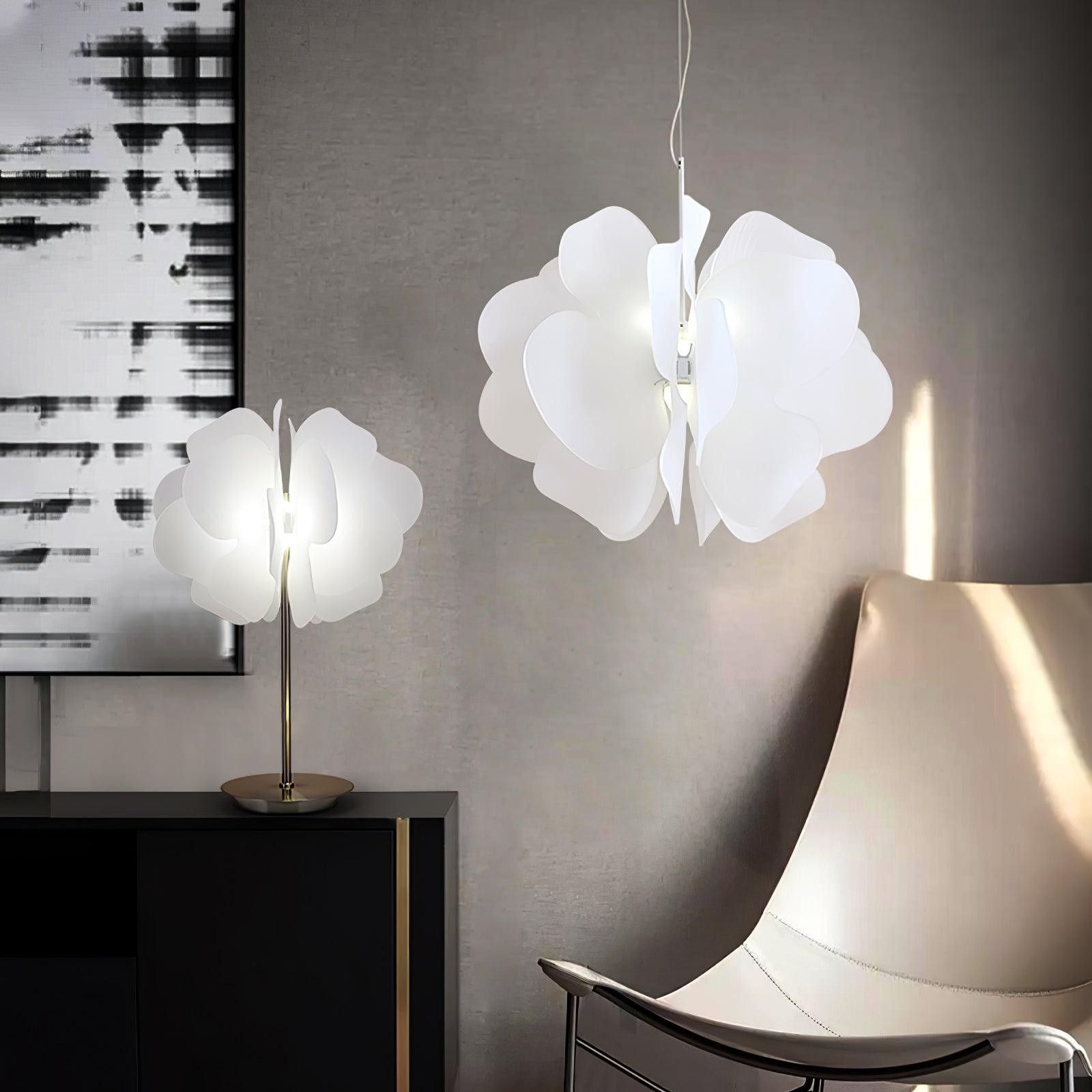 Modern Plastic Flower Design Pendant Lamp M527