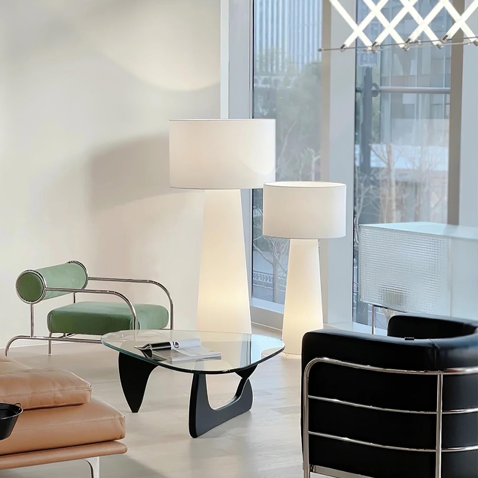 Column Fabric Floor Lamp Suitable For Living Room M561