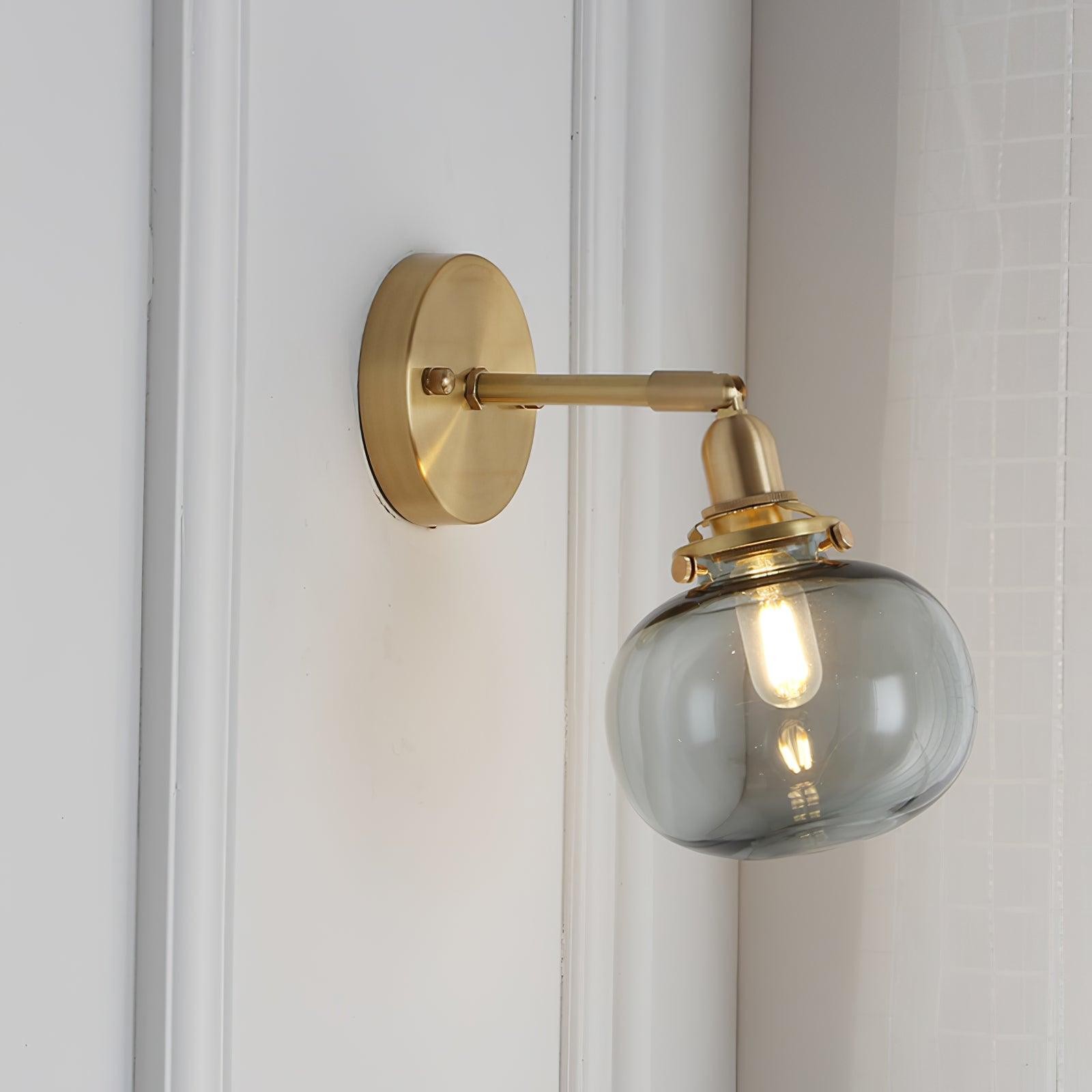 Simple Hallway Entrance Pumpkin Pattern Wall Lamp M108