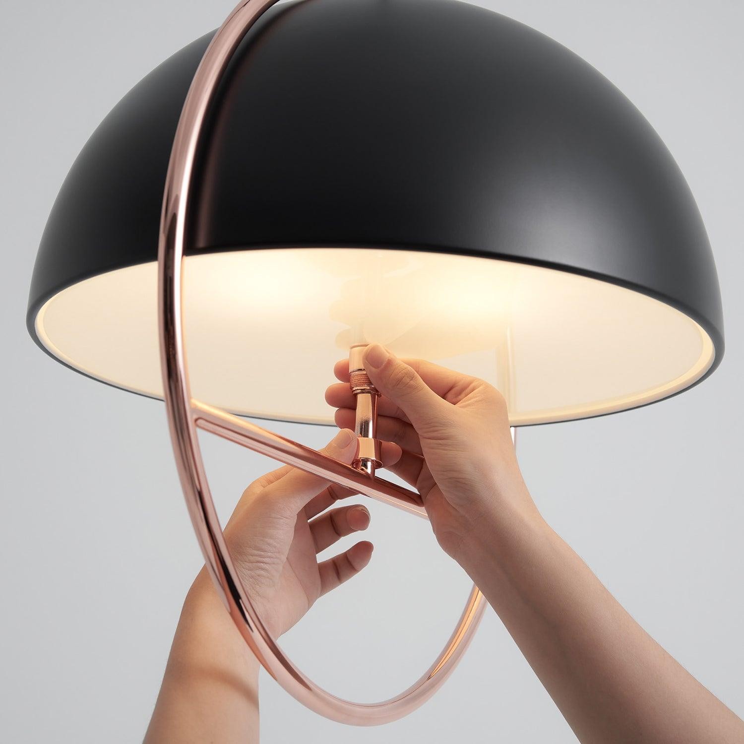 Nordic Hemispherical Ring Metal Pendant Lamp M448