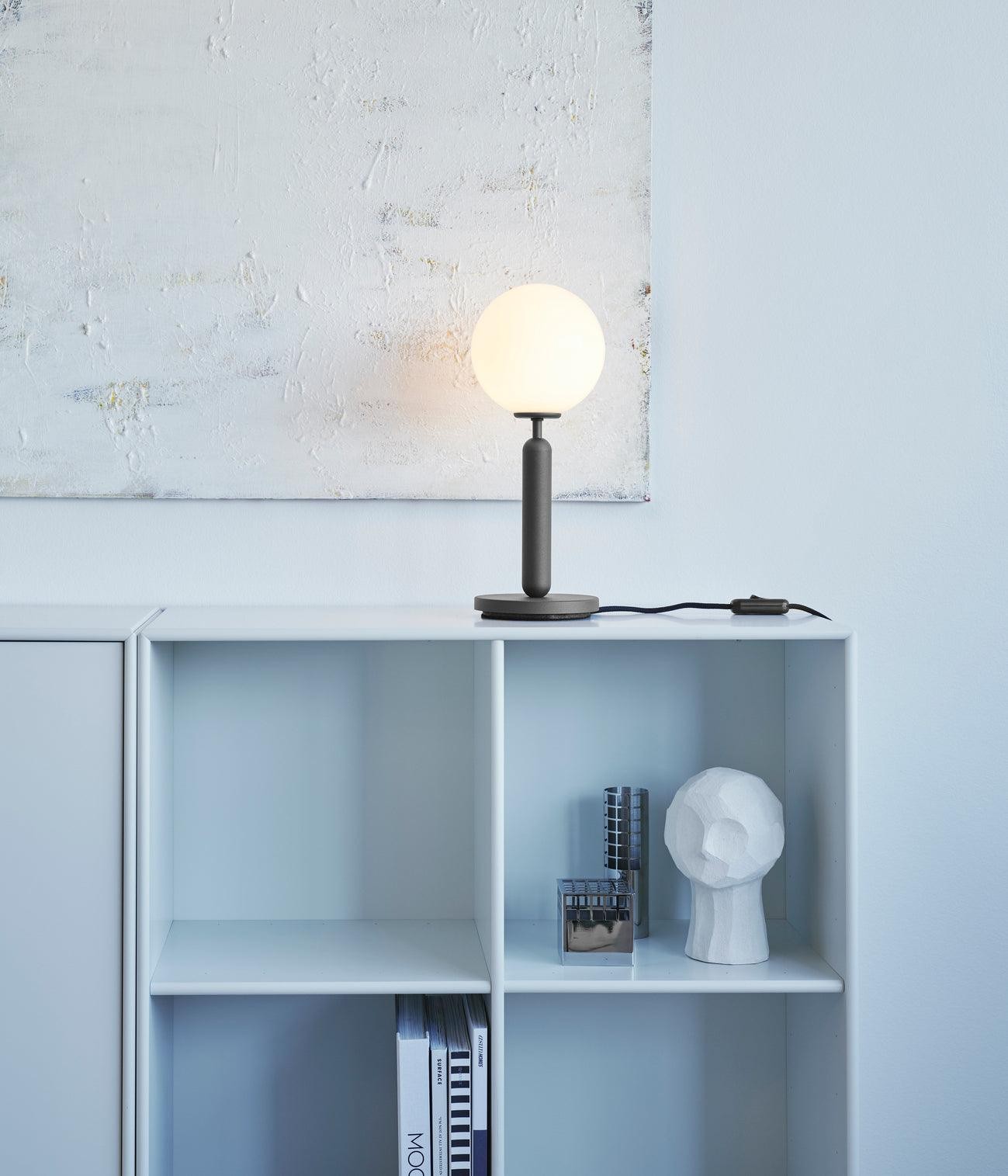 Spherical Stylish Glass Induction Table Lamp M532