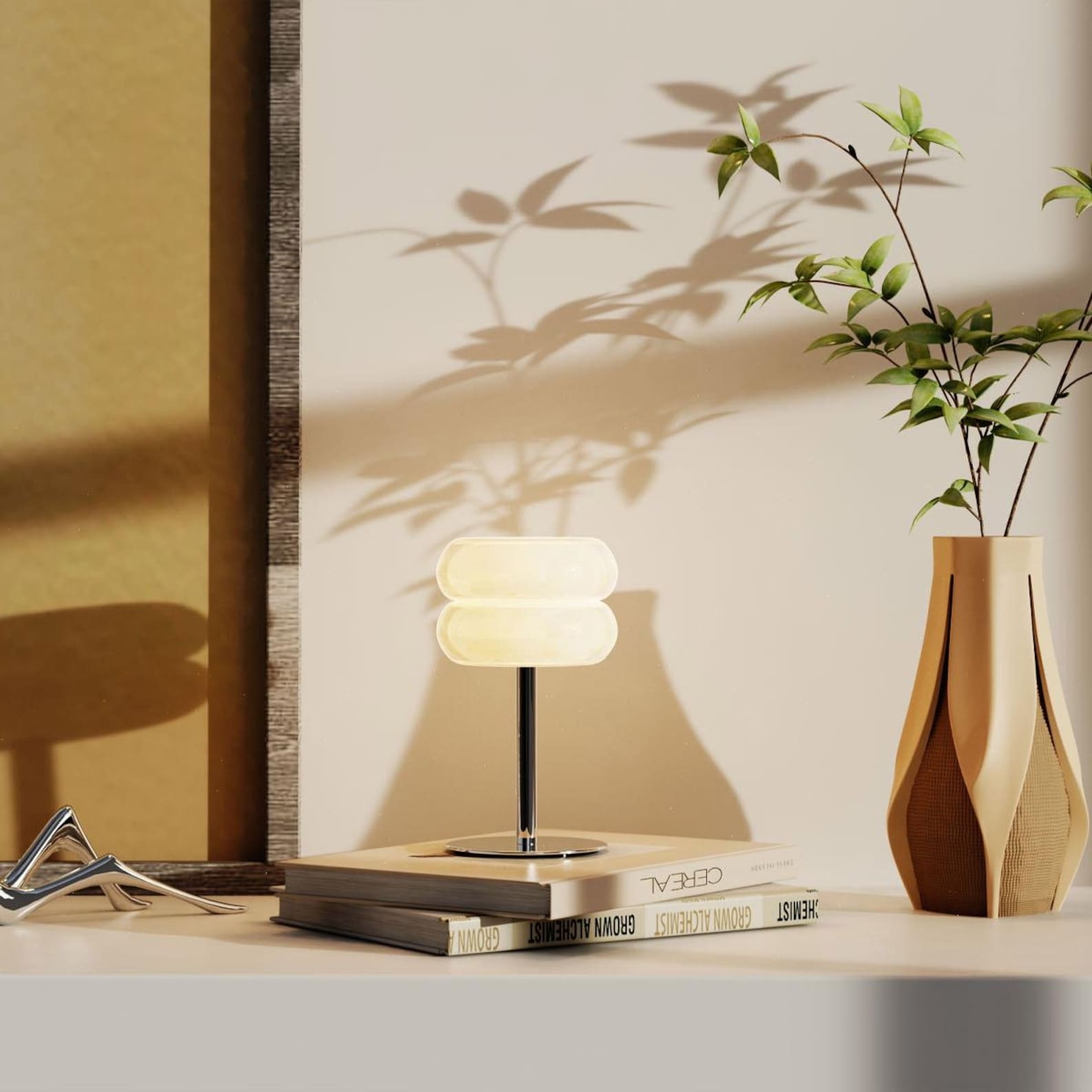 Jade Donut Table Lamp T1950