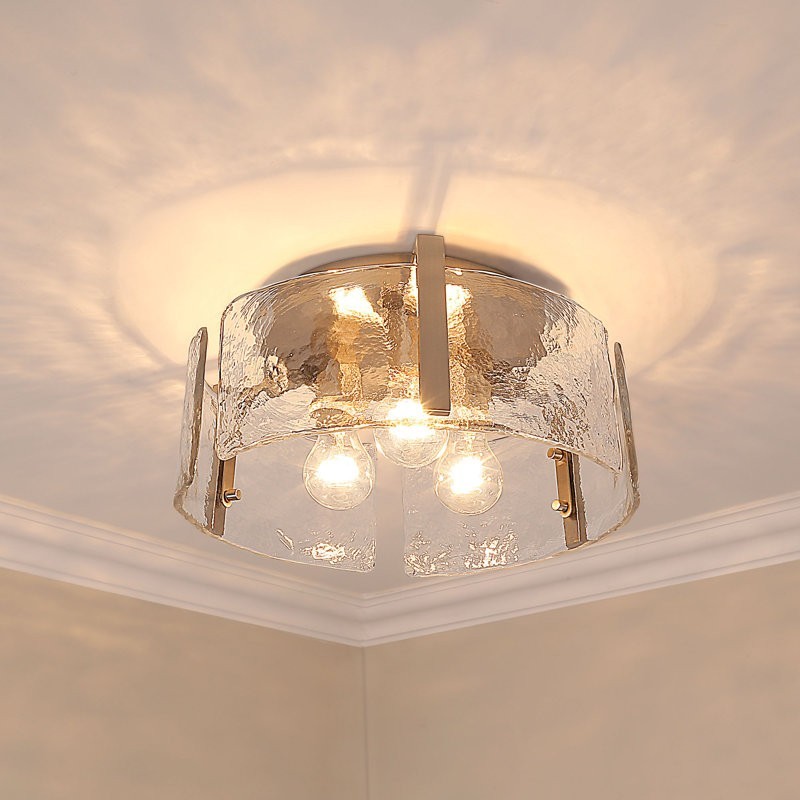 Nordic Light Luxury Flush Mount Ceiling Lamp for Living Room G27
