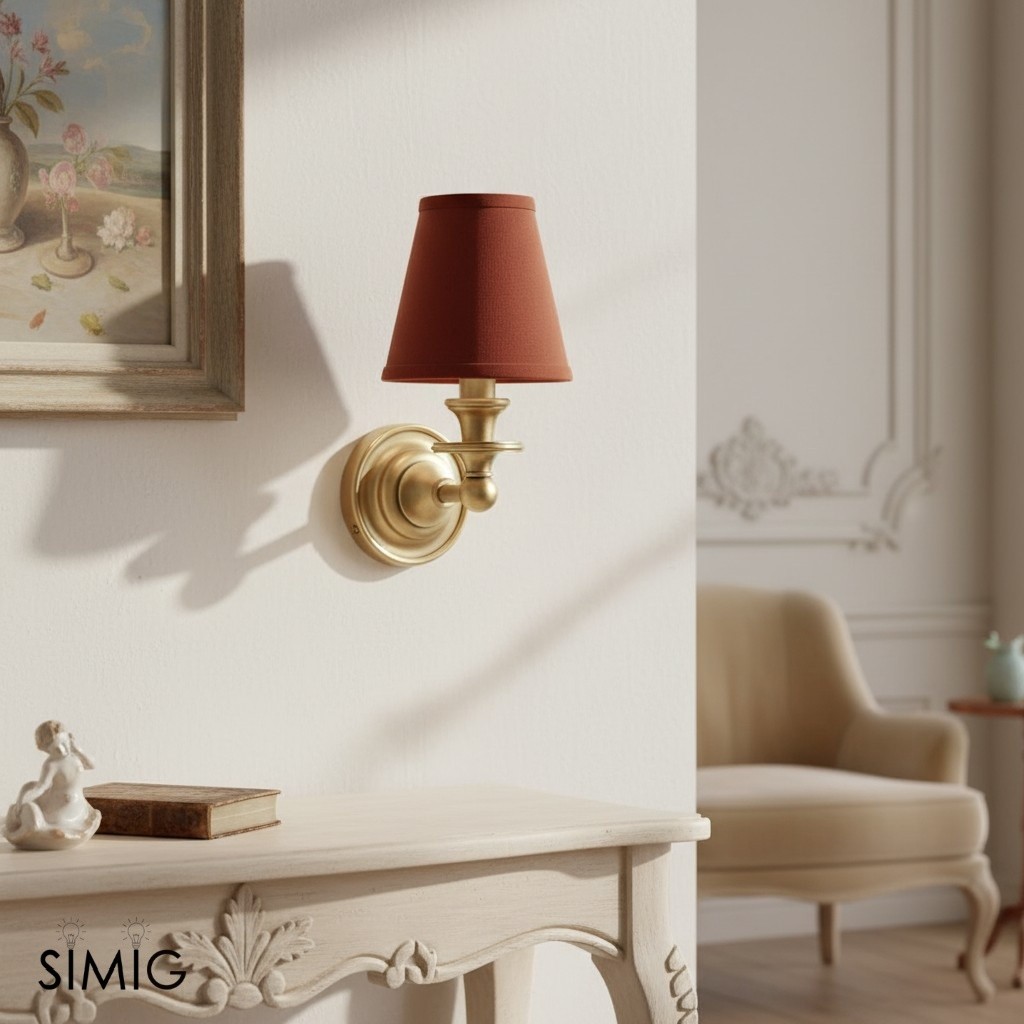 Kalvora Fabric Shade Wall Sconce - Stylish Modern Light for Bedroom T090