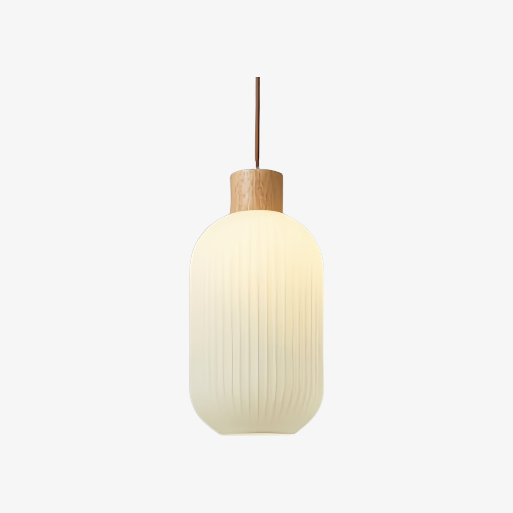 Opalyn Elegant Milky White Pendant - Vintage Lighting for Dining Room T1092