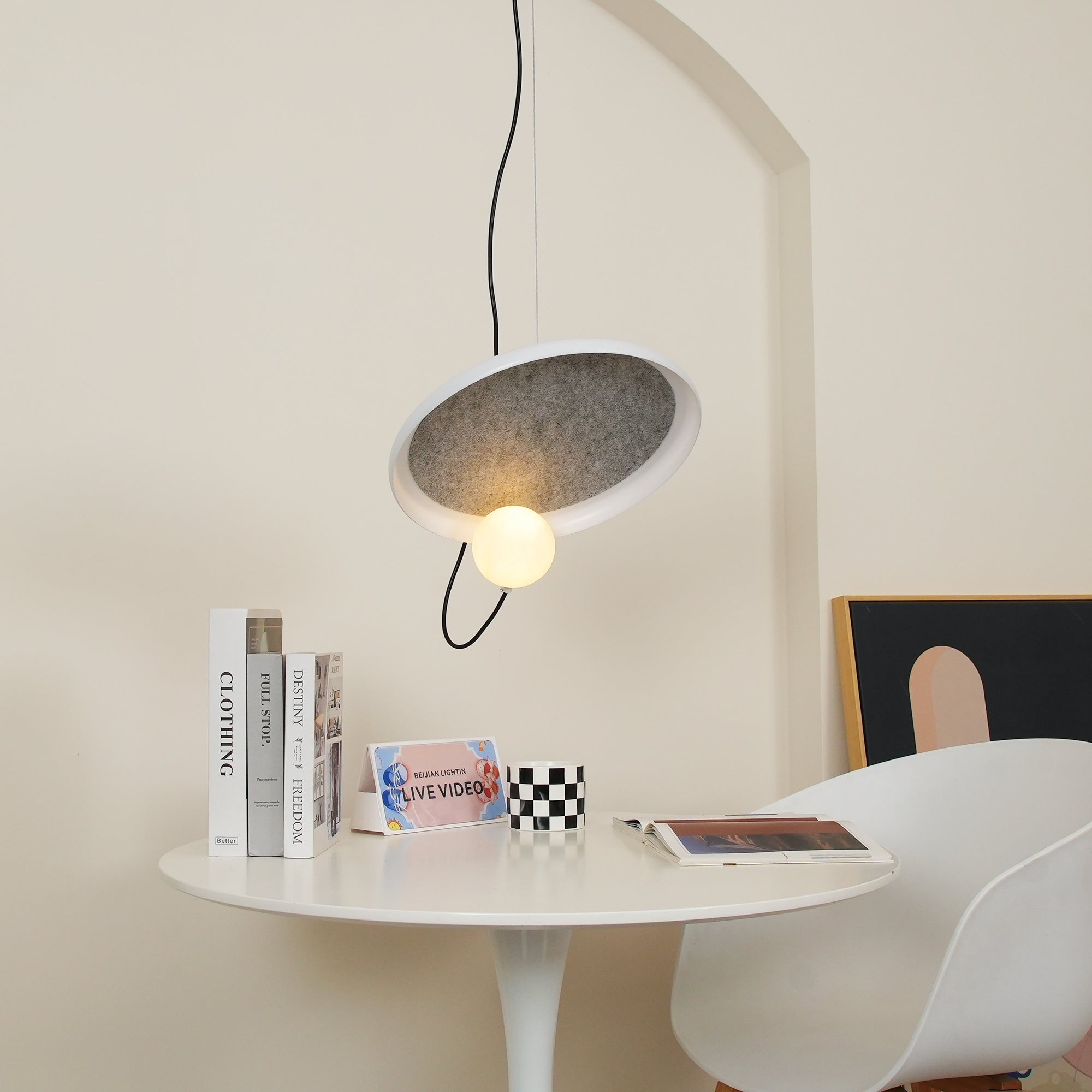 Acoustic Disc Pendant Lamp T1672