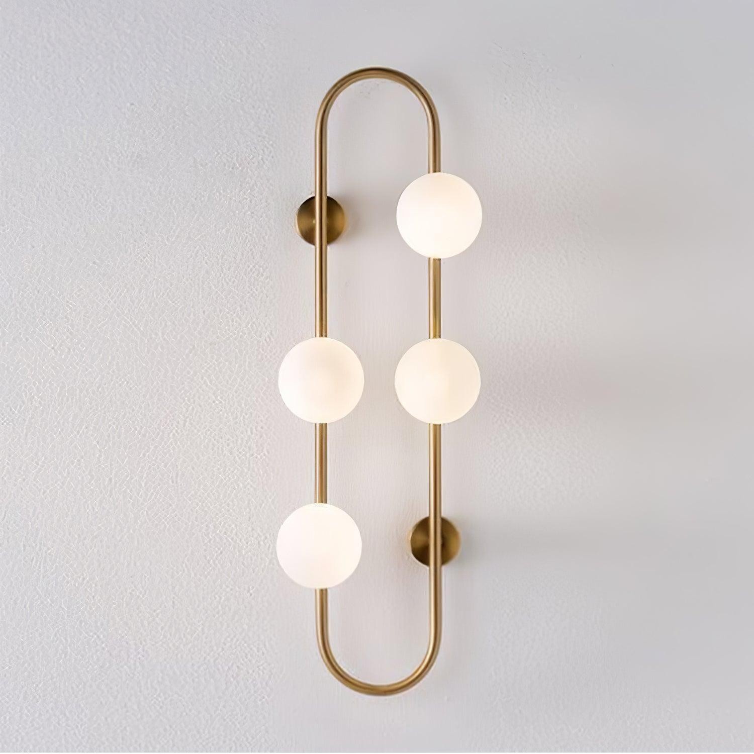 Nordic Modern Geometric Glass Globe Wall Lamp M468