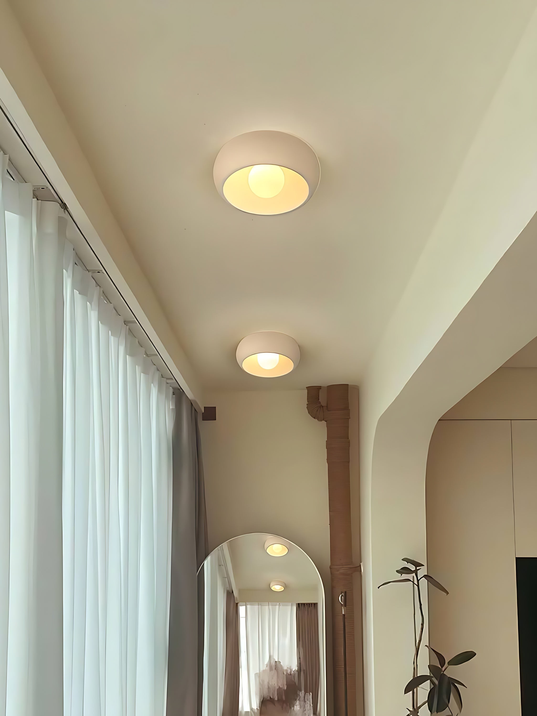 Round Flush Mount Ceiling Light G92