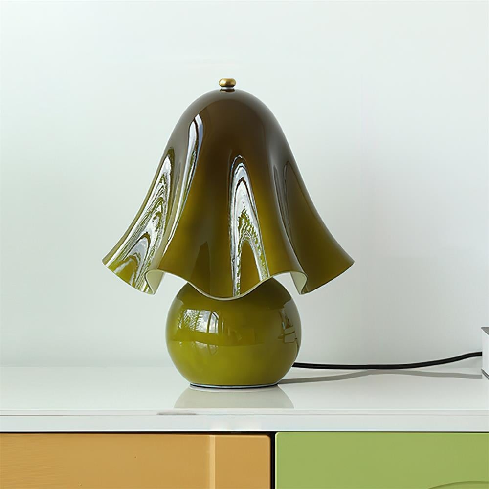 Bellina Sculptural Bell Flower Table Lamp - Accent Lighting for Room T281