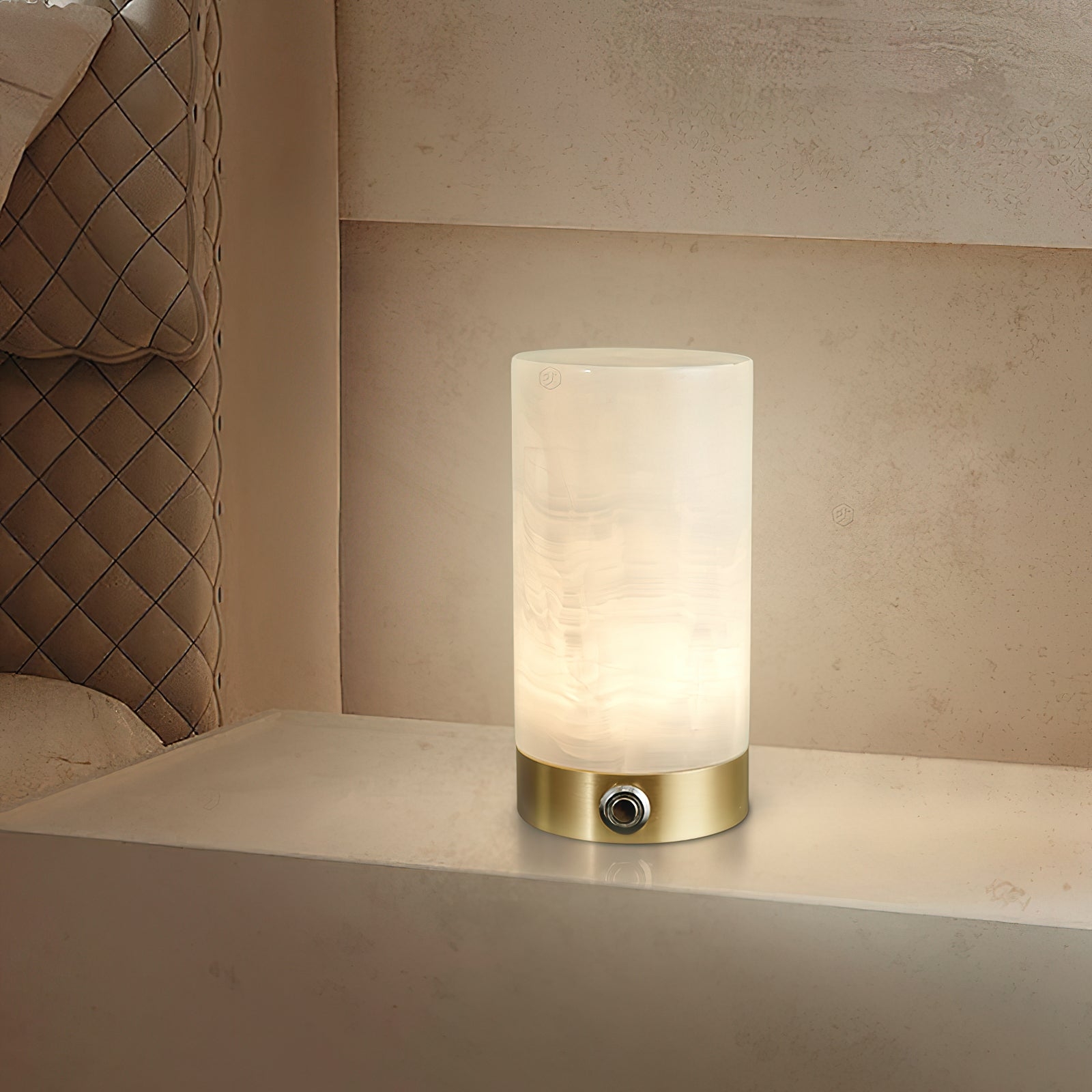 Totem Alabaster Table Lamp T1723